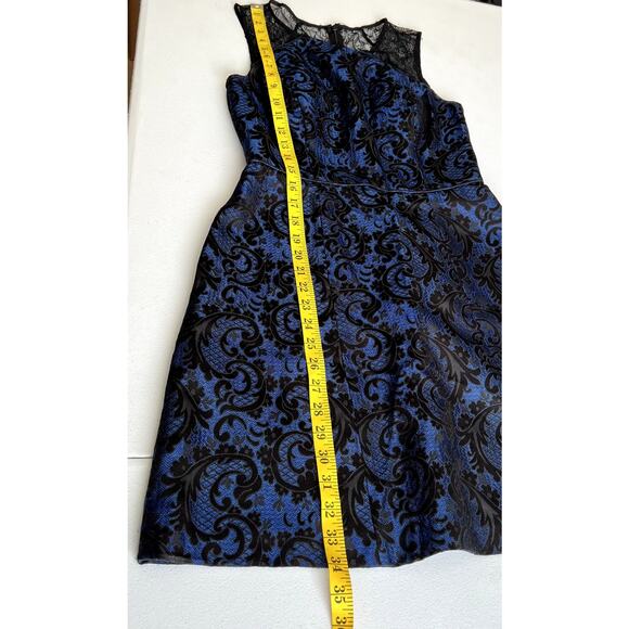 Aidan Mattox Mini Dress Women 2 Lace Cocktail Party Coquette Wedding Designer - Picture 5 of 10